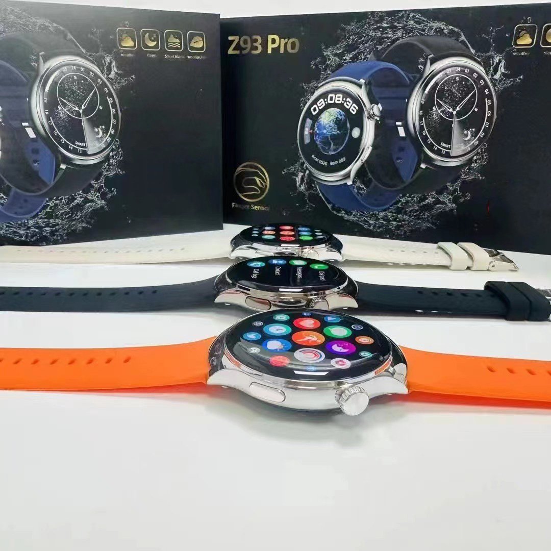Z93 Pro Fashion Round Smart Watch 2024 Waterproof Heart Rate Fitness Tracker Answer Call Message Reminder Z93pro Smartwatch